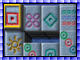 3D Mahjong Bleu 8 Pyramids